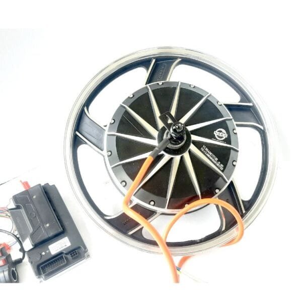 0003284 evzon 17 inch 72v 1500watt bldc hub motor kit with drum break 750